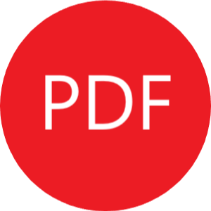 аббревиатура PDF на фоне красного круга