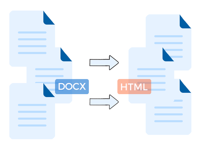 Конвертирование DOCX file в HTML file