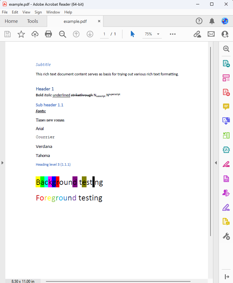 Insert Paragraph input